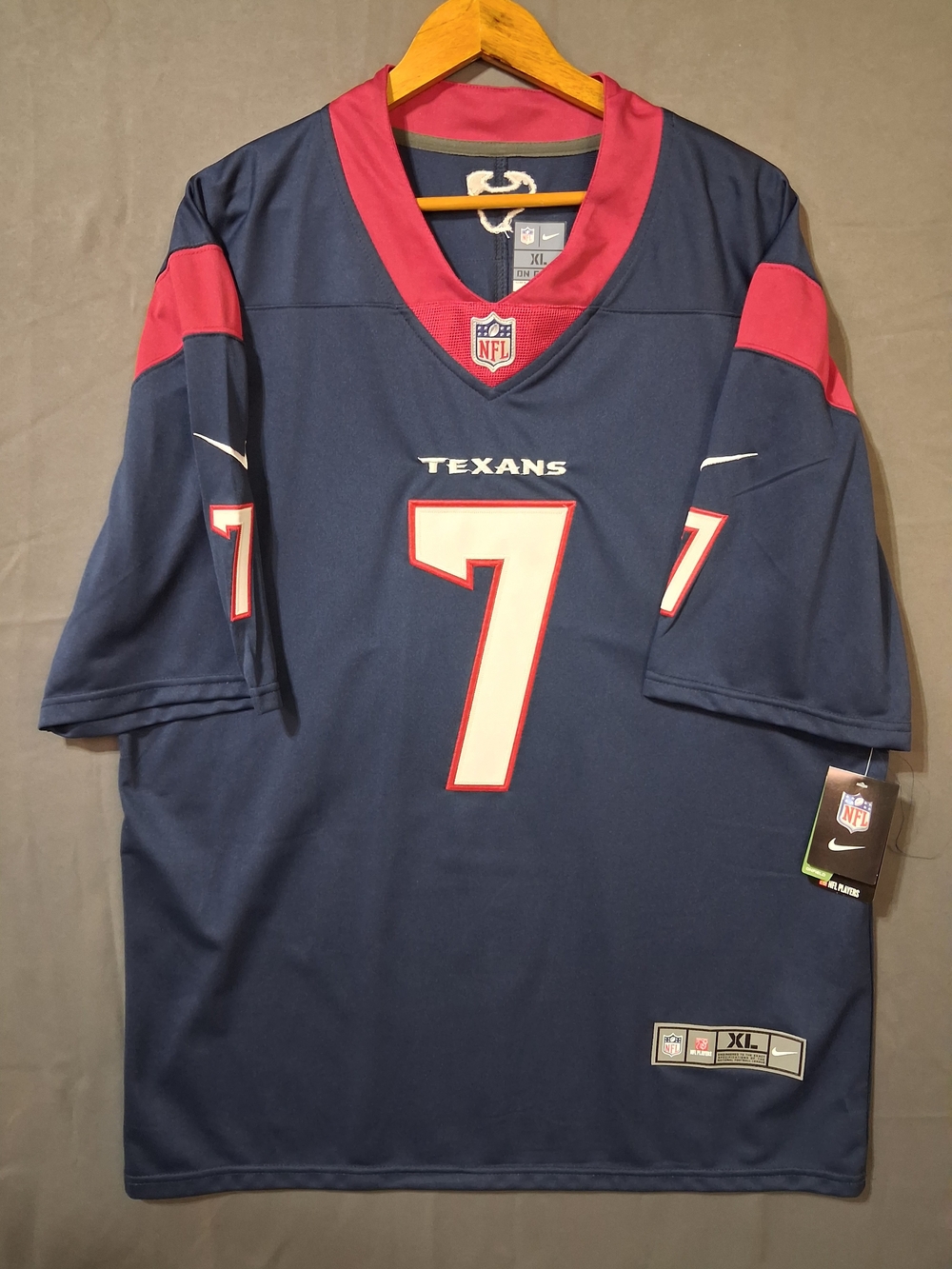 NWT Nike Houston Texans #7 Navy Red Men's NFL Jersey - XL